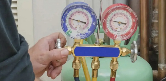 проверить уровень фреона